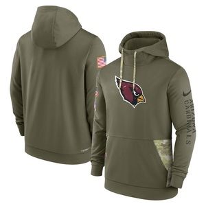 Men's Arizona Cardinals Nike- Salute to Service. Performance Pullover Hoodie